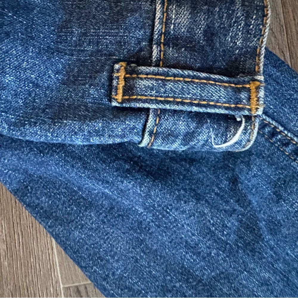 Women's Blue Flared Jeans - Picture 5 of 6